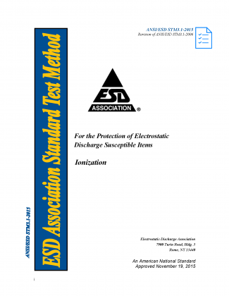 ANSI ESD STM3.1 2015 front