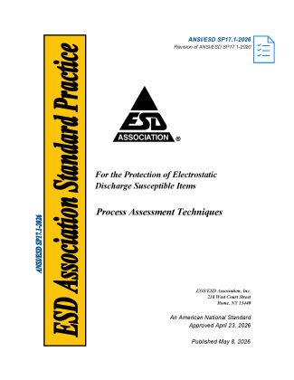 ANSI ESD SP17.1 2026 cover page