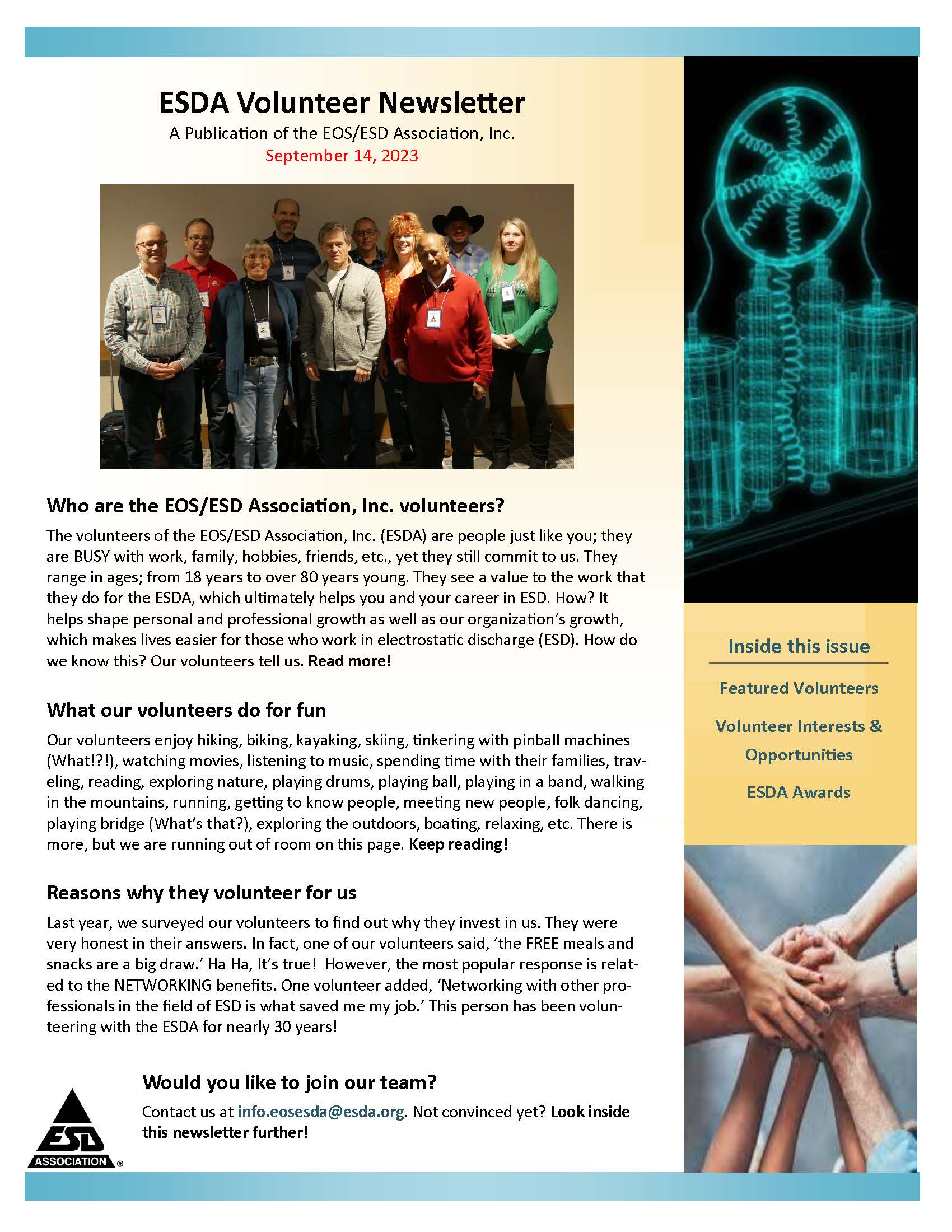 Volunteer Newsletter 9 14 23 1